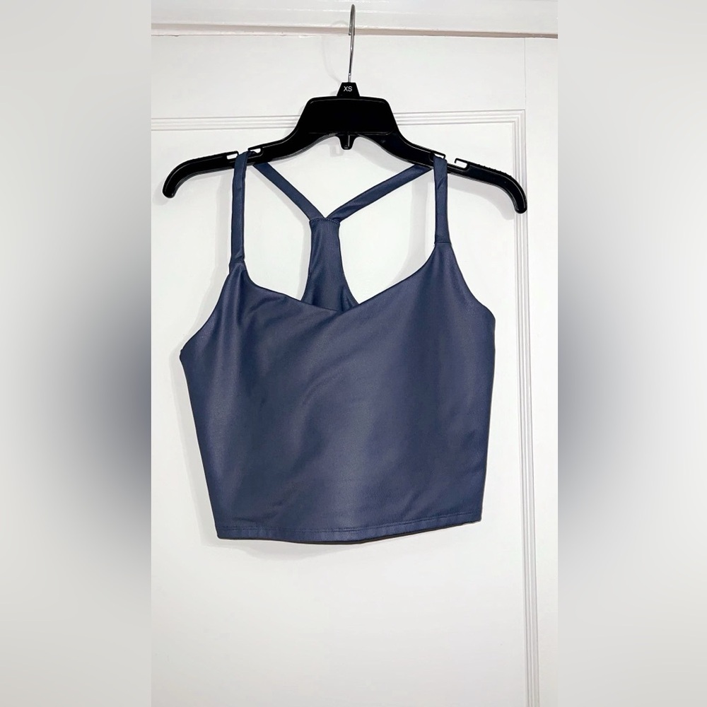 Abercrombie navy blue tank top